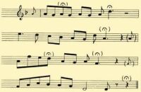 Abb. 210. Notenbeispiel einer Variante der Ballade „Lszl Fehr“.
