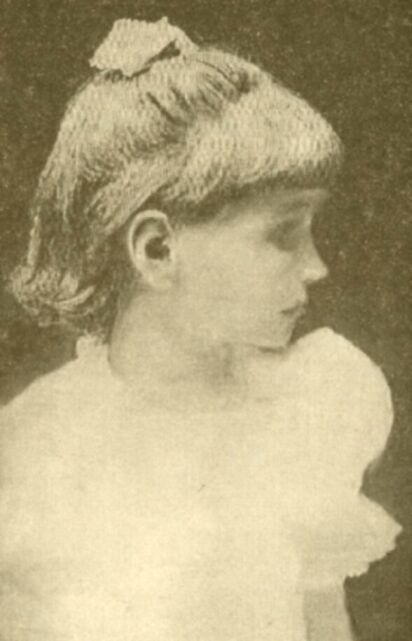 Helen Keller kislány korában