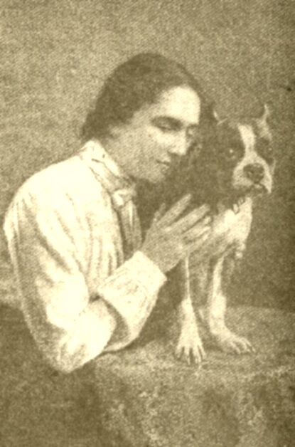Helen Keller és Phiz, kedvenc kutyája