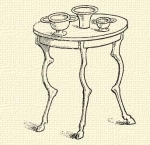 2. Pompejii asztalka.