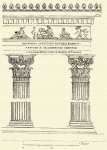 203. A corinthusi rendszer vázlata (Lysicrates emléke, Athenae).