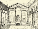232. Diocletianus palotájának maradványai Spalatóban.