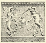 238. Dionysus a blcsben (relief, London, Brit. Museum).