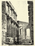 274. Posidon templomának belseje (Paestum).