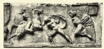 431. Amazonok s grgk harcza. Relief (London, Brit. Museum).