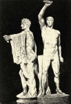 434. Harmodius s Aristogiton mrvnyszobrai (Npoly, Museo Nazionale).