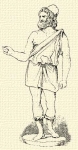 445. Hephaestus. Bronzszobrocska. (Brit. Museum, London).