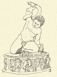 450. A kígyóölő Heracles. Bronz (Nápoly, Museo Nazionale).