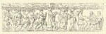 462. Hork s istenek nszajndkokat visznek egy hzasprnak. Relief (Villa Albani, Roma).