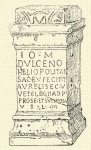 500. Oltrk  Budrl Dolichenus tiszteletre.