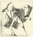 602. A cretai bika legyőzése. Metopon az olympiai Zeus-templomról.