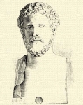 650. Persius Flaccus, Márvány (Roma, Museo Capitolino).