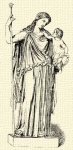 667. Irene Plutusszal, márvány (München, glyptotheka).