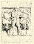 731. Hercules két Cercopsot visz. Selinusi relief (Palermo).
