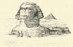 747. A Gizeh melletti (memphisi) Sphinx.
