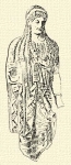765. Női szobor az Acropolisról, márvány (Athenae, Acropolisi Múzeum)