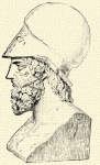 823. Ugynevezett Themistocles, márvány herma (Roma, Vatican).