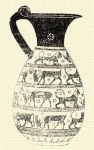 873. Corinthusi váza (oinocoh, Paris, Louvre).