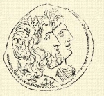 898. Zeus és Dione (éremkép).