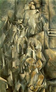 Georges Braque: Vizeskancs s heged (1910)