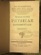 Martinovics: Praelectiones physicae experimentalis