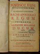 A Nádasdy-féle   1664-ben megjelent példánya értékes darabja a muzeális gyűjteménynek.  a kötetet a magyar rendeknek ajánlotta.