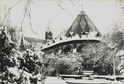Téli kép a könyvtárról az 1970-es évekből